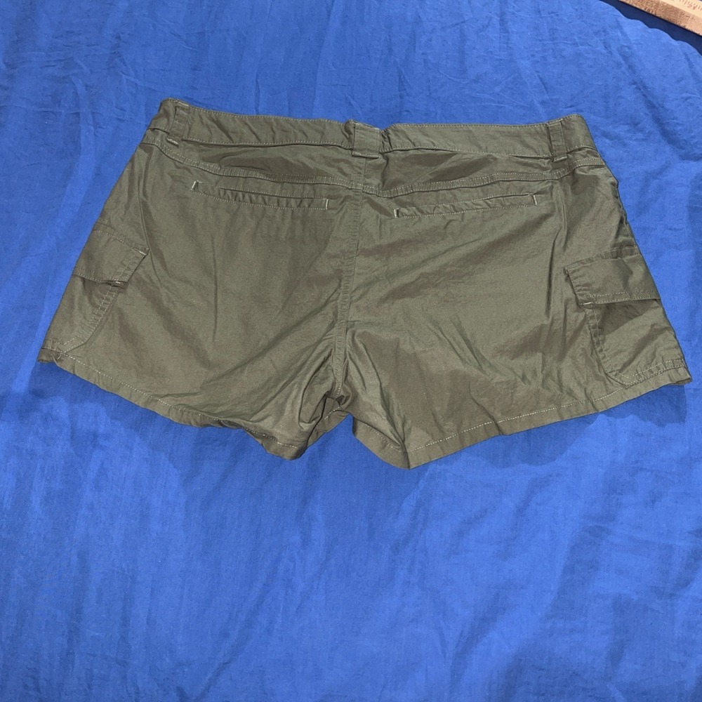 HOLLISTER Shorts Low-rise Muted Green 100 % Cotton Shorts Juniors Size 15 w32 - Picture 8 of 14